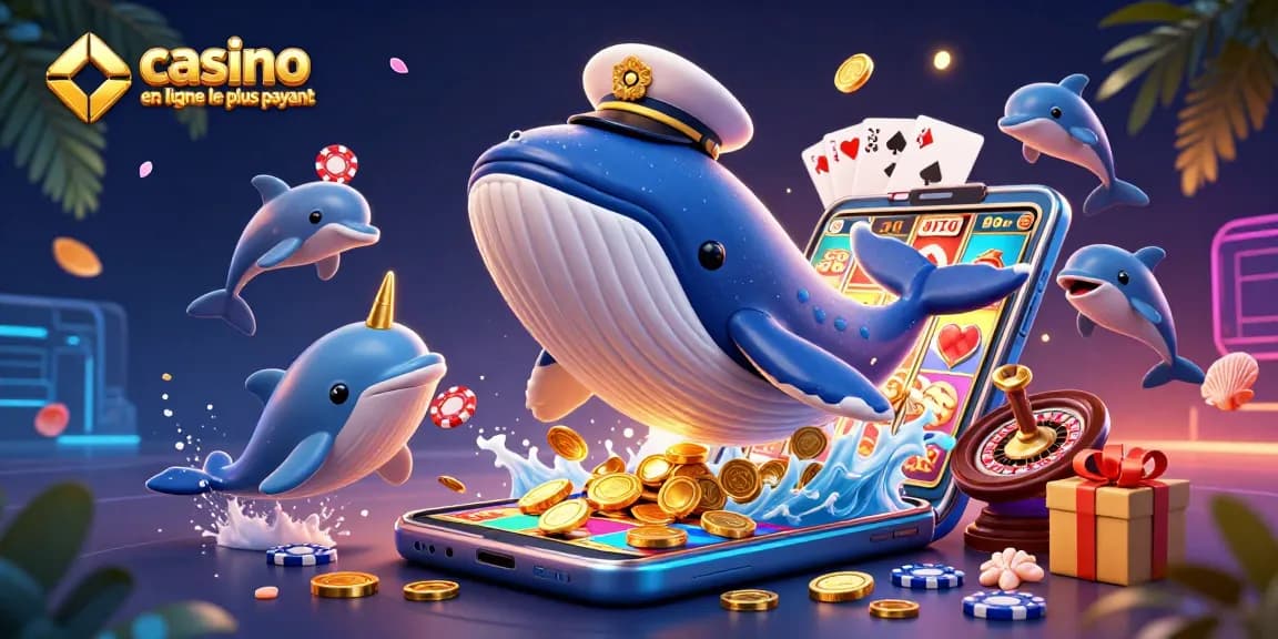 Découvrez le casino en ligne le plus payant avec des personnages animés dans une scène vibrante remplie de jeux et de gains.