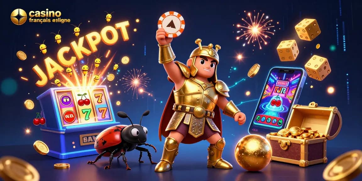 Gagnez au casino français en ligne avec une animation inspirante des jeux et jackpots.