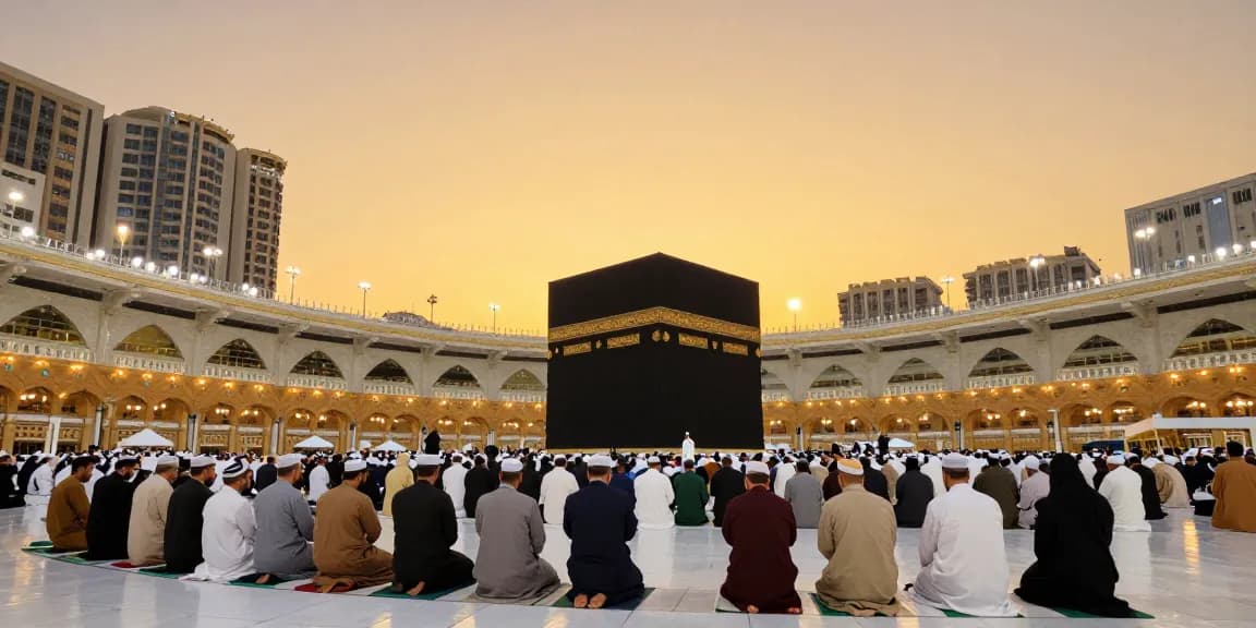 Umroh Ramadan experience at Majid Al Haram, capturing the essence of spirituality.