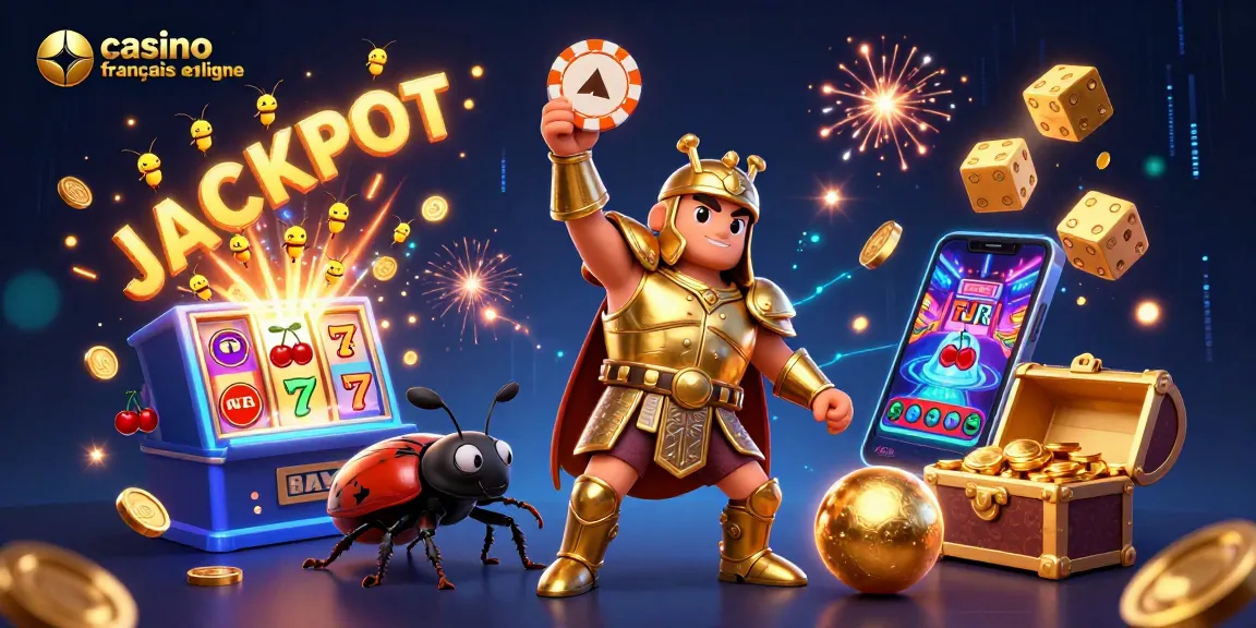 Gagnez au casino français en ligne avec une animation inspirante des jeux et jackpots.
