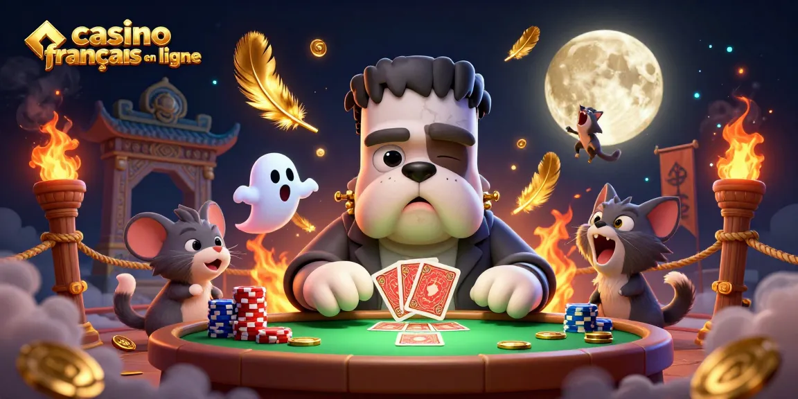 Venez jouer au casino français en ligne avec des personnages animés dans un décor enchanteur.