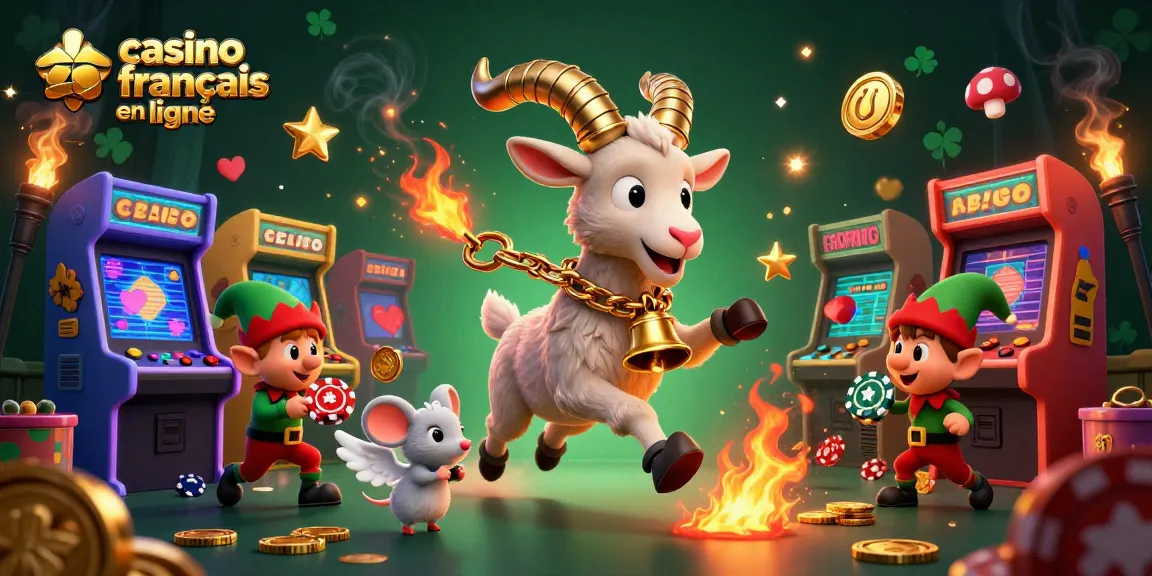 Découvrez le monde palpitant du casino français en ligne avec un Krampus captivant en pleine action.