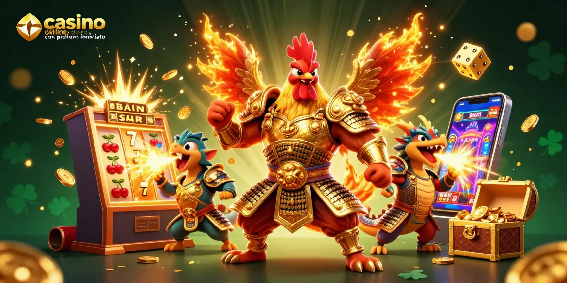 Scopri il mondo dei casinò online con prelievo immediato grazie a fantastici guerrieri e simboli di gioco.