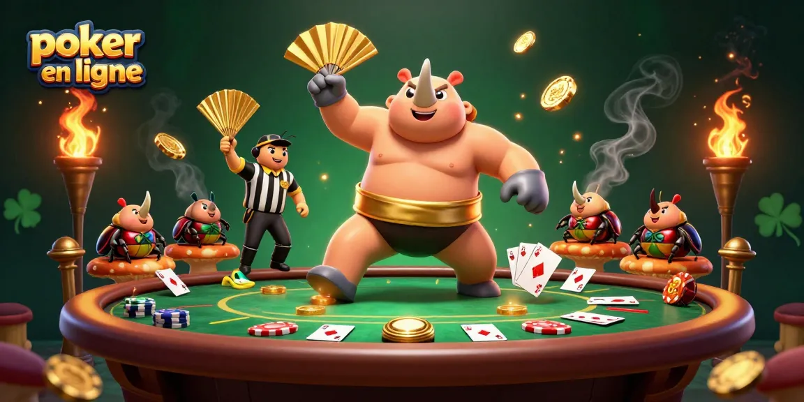 Jouer au poker en ligne avec des personnages 3D amusants pour une expérience ludique et immersive.