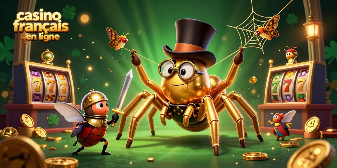 Découvrez le monde dynamique du casino français en ligne avec une illustration 3D captivante.
