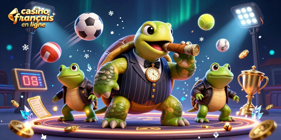 Les joueurs profitent de l'excitation d'un casino français en ligne avec des personnages animés et des éléments de jeu.