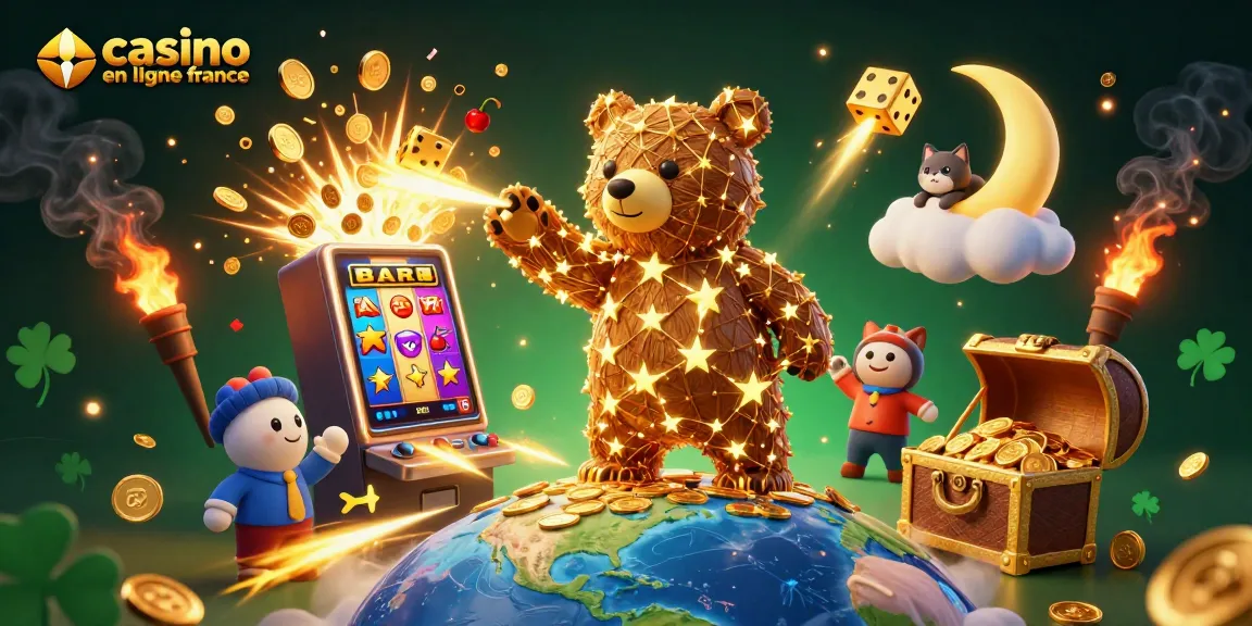 Découvrez les gains dans le casino en ligne France avec des machines à sous, des symboles et des personnages animés.