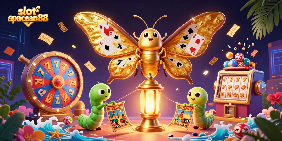 Experience dynamic gameplay with slot spaceman88 featuring golden wings and spinning reels.