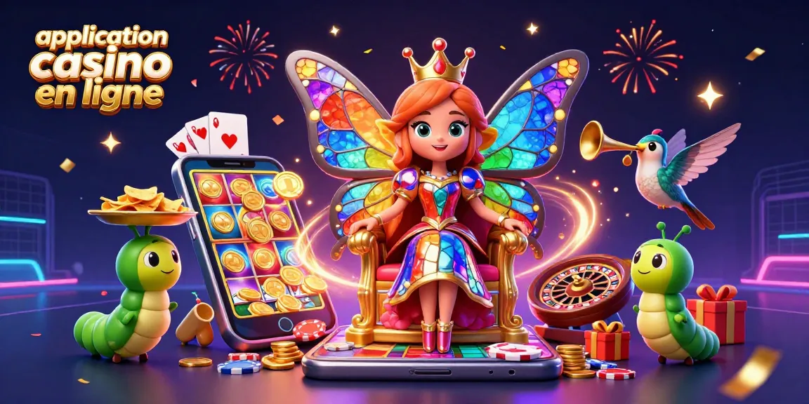 Jouez à l'application casino en ligne avec des personnages 3D dynamiques dans un univers coloré.