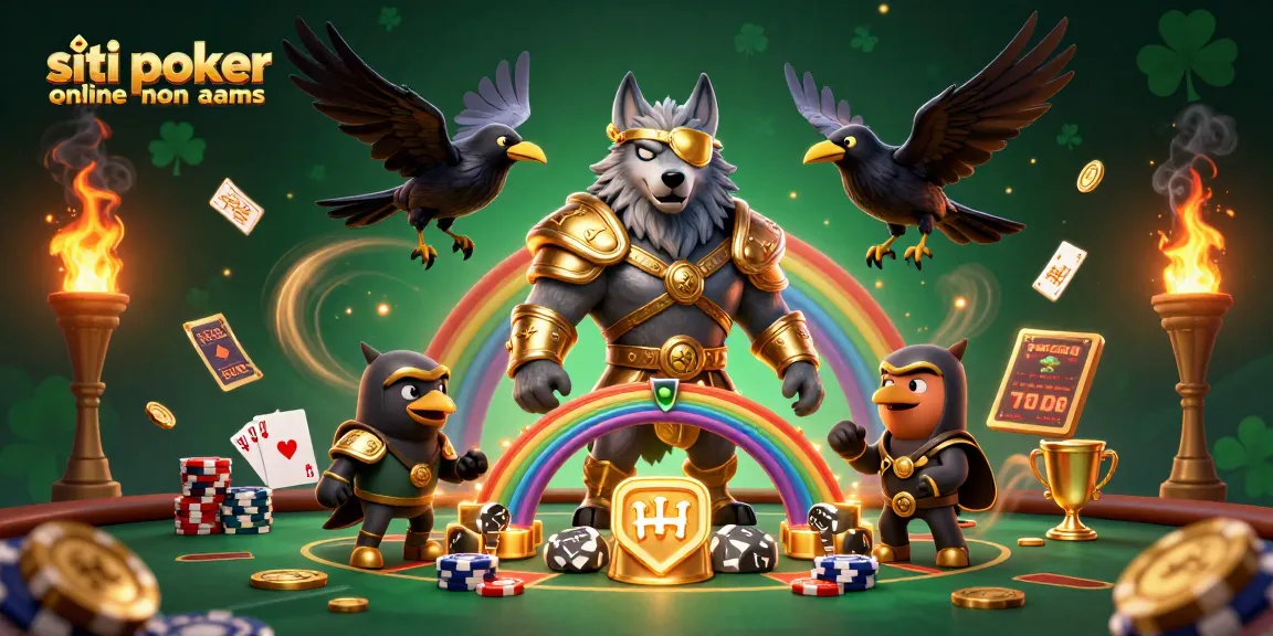 Gioca nei migliori siti poker online non AAMS con tavolo da poker e fiches brillanti in un ambiente ricco di dettagli.