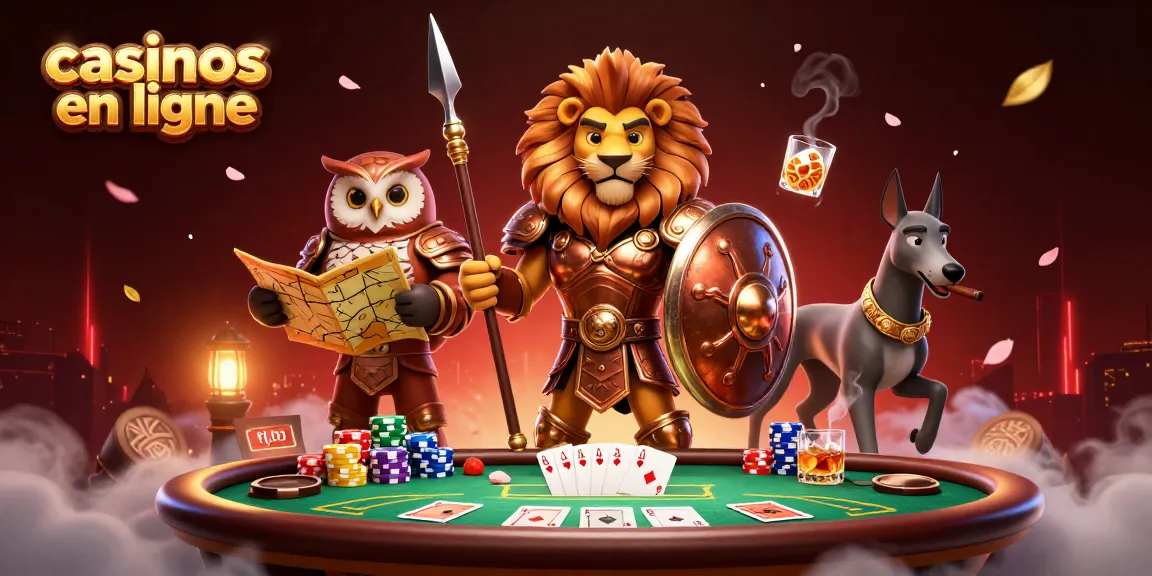 Plongez dans l'univers des casinos en ligne avec nos personnages emblématiques.