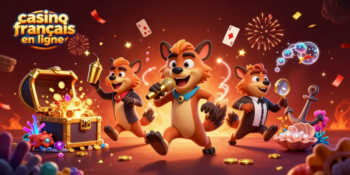Profitez du casino français en ligne avec des hyènes animées dans un club de comédie, mélangeant amusement et énergie.
