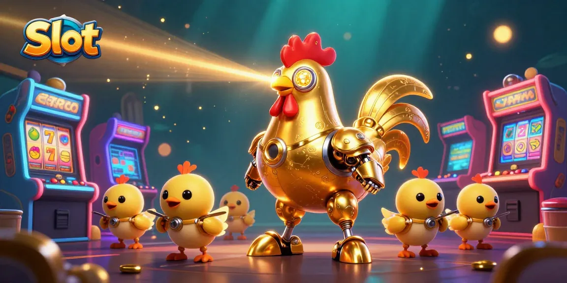 Engage with thrilling Slot games featuring golden rooster robots and arcade thrills.