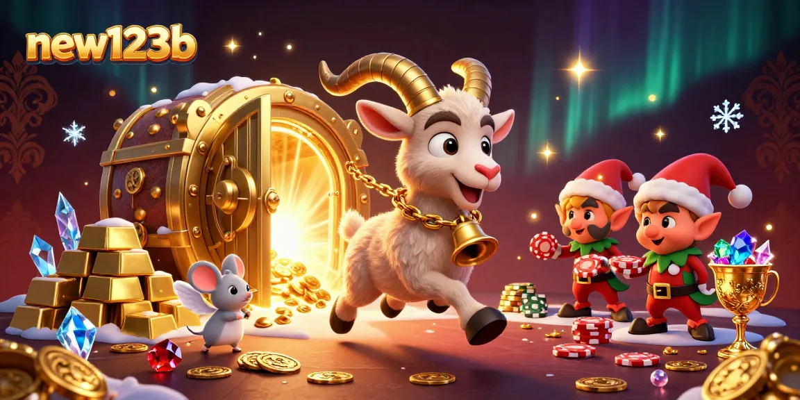 Experience winning strategies at new123b with festive casino excitement and magical characters.