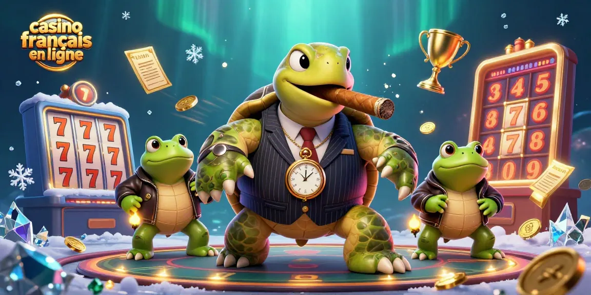 La scène dynamique d'un casino francais en ligne avec des personnages 3D illustrant l'excitation des jeux d'argent.