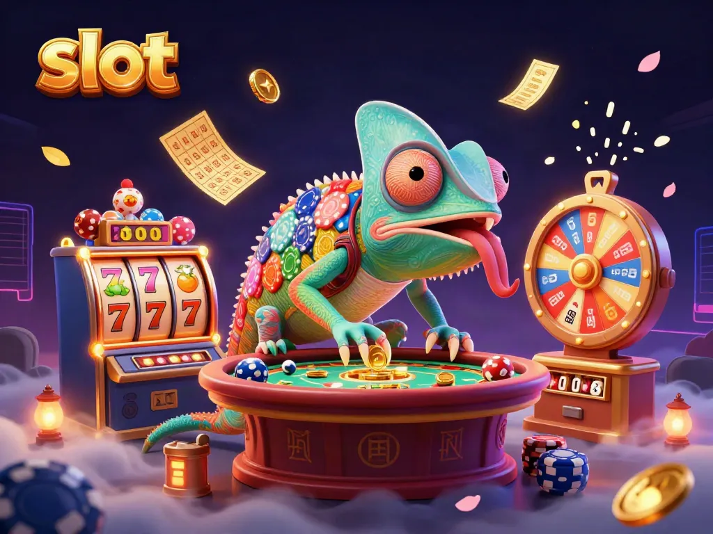 Menangkan slot jackpot di Bingoslot88 dengan chameleon kasino dan elemen permainan yang menarik