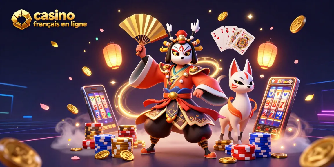 Vivez le frisson des jeux avec casino français en ligne, illustré par des personnages en 3D captivants.