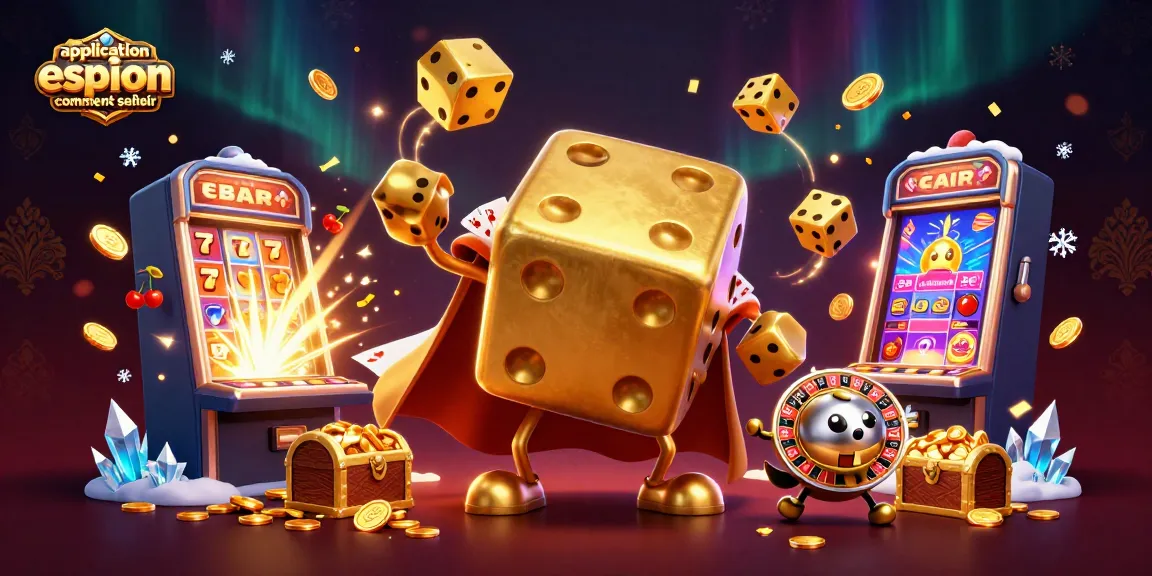 Jouez à nos jeux de casino avec application espion comment savoir mettant en vedette un golem en dés dorés.