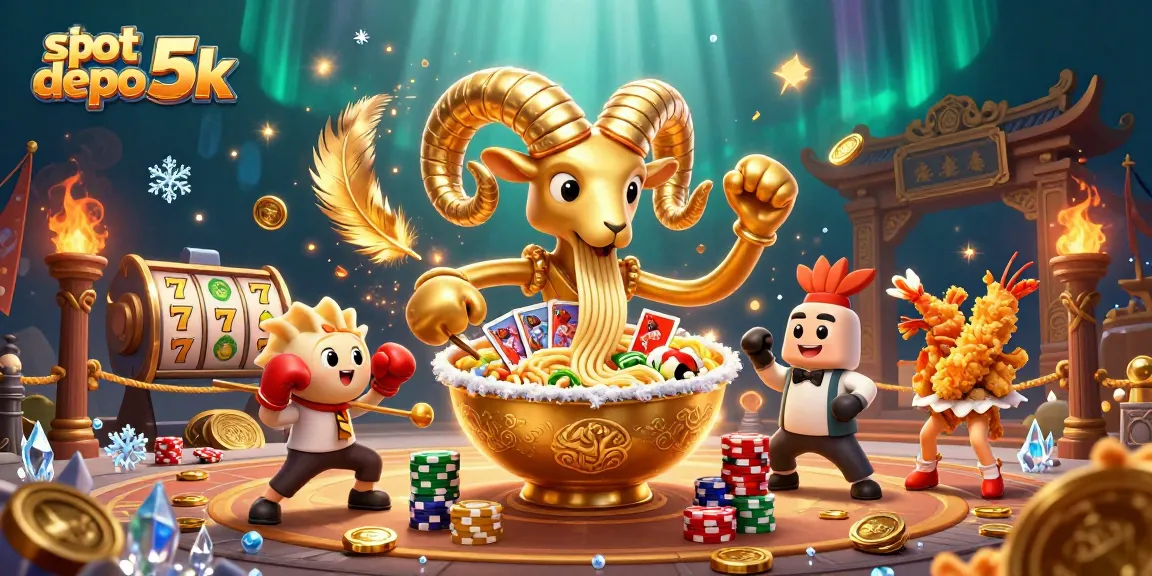 Engage in the excitement of slot depo 5k with vibrant characters and dynamic casino elements.