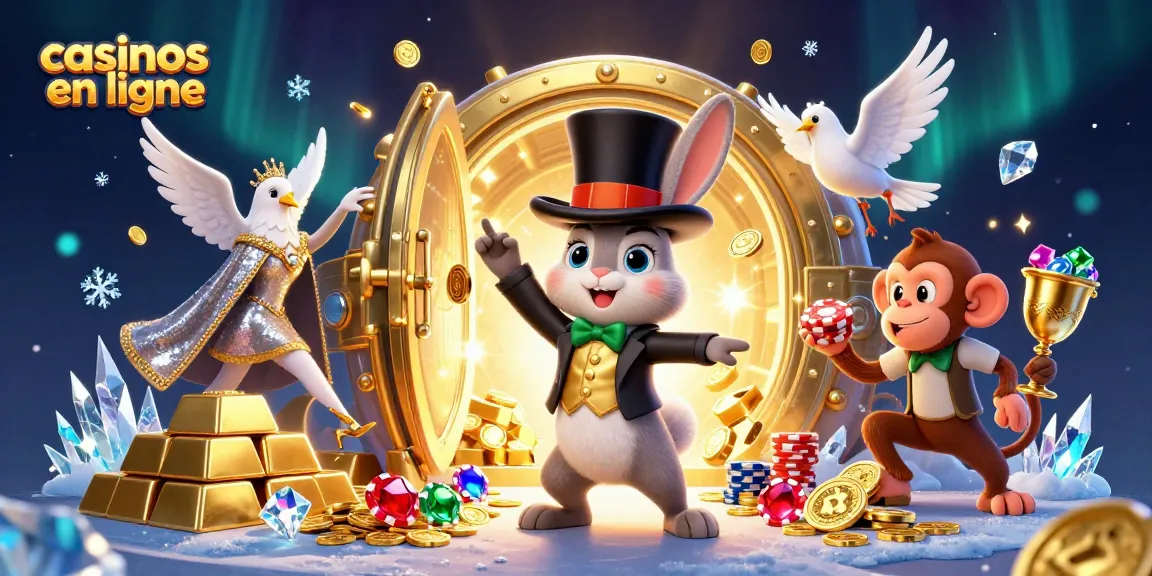 Découvrez les casinos en ligne avec des personnages animés et des trésors scintillants.