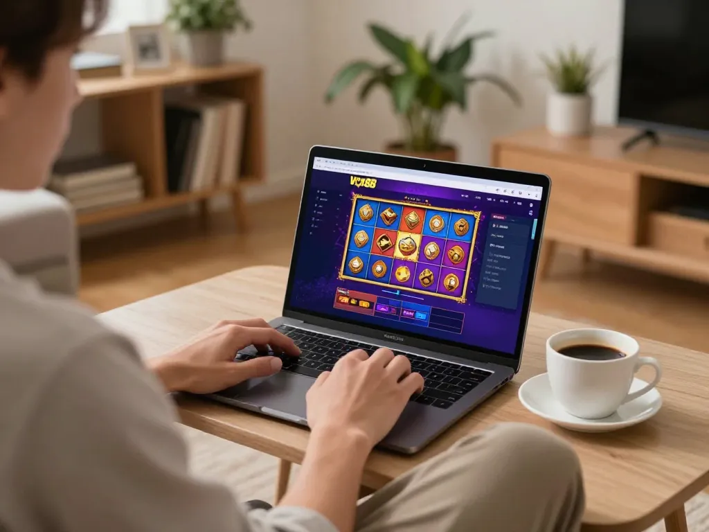 Play on open88 online slot games from the comfort of home with a cozy setup