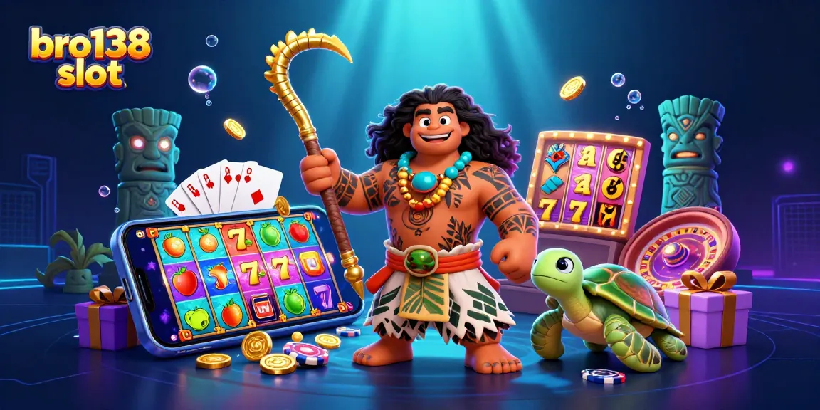 Engage with the exciting bro138 slot gaming experience featuring vibrant characters and slot elements.