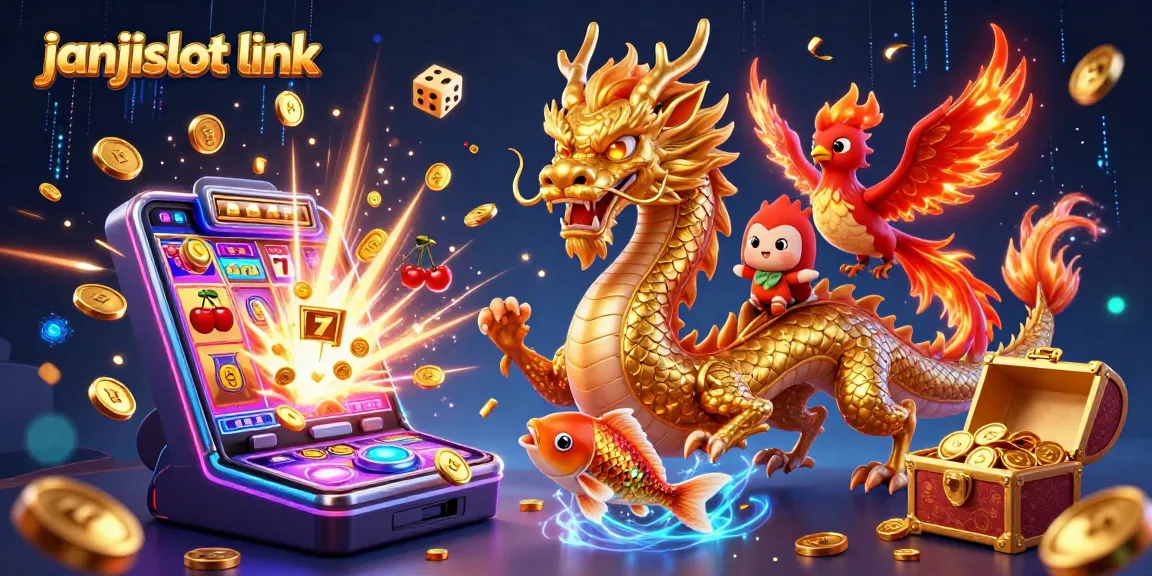 Experience thrilling gameplay with the janjislot link amidst vibrant symbols and action-packed gaming elements.