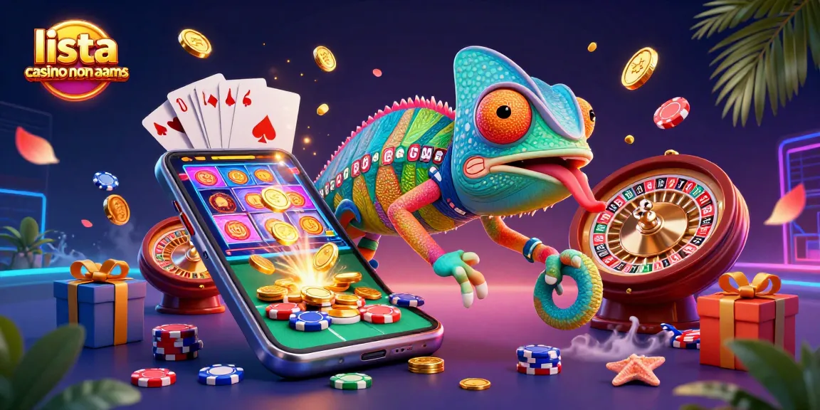 Gioca nei migliori casino non AAMS con il camaleonte proprietario e slot scintillanti.