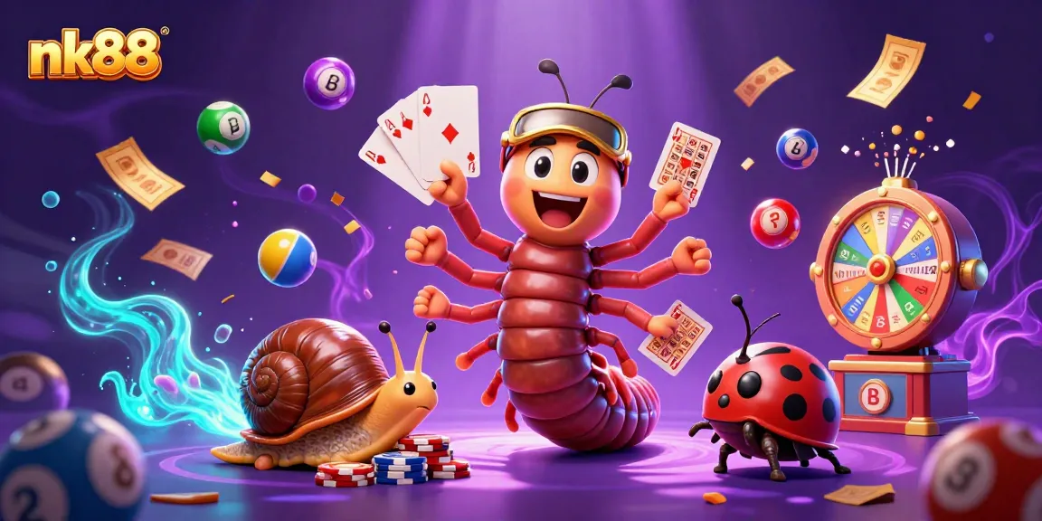 Experience nk88 with a vibrant world of lottery balls, exciting gameplay, and animated characters!