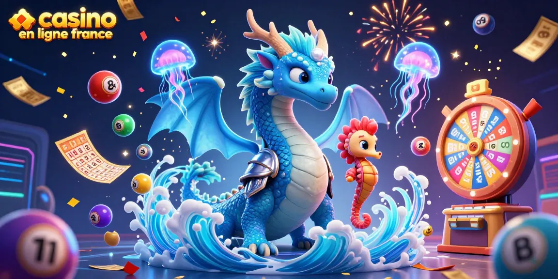 Jouez à des jeux captivants sur casino en ligne France avec des éléments fascinants comme des dragons et des méduses.