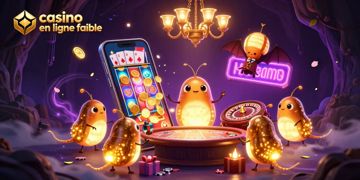 Vivez l'expérience d'un casino en ligne fiable illuminé par des vers luisants avec un croupier chauve-souris.