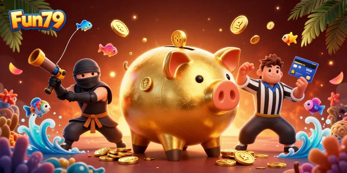 Engage with Fun79’s thrilling fishing game experience featuring vibrant characters and dynamic action.