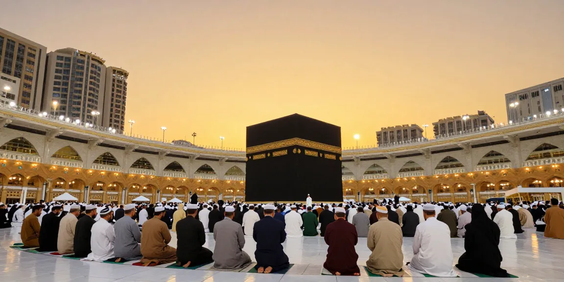 Umroh Ramadan experience at Majid Al Haram, capturing the essence of spirituality.