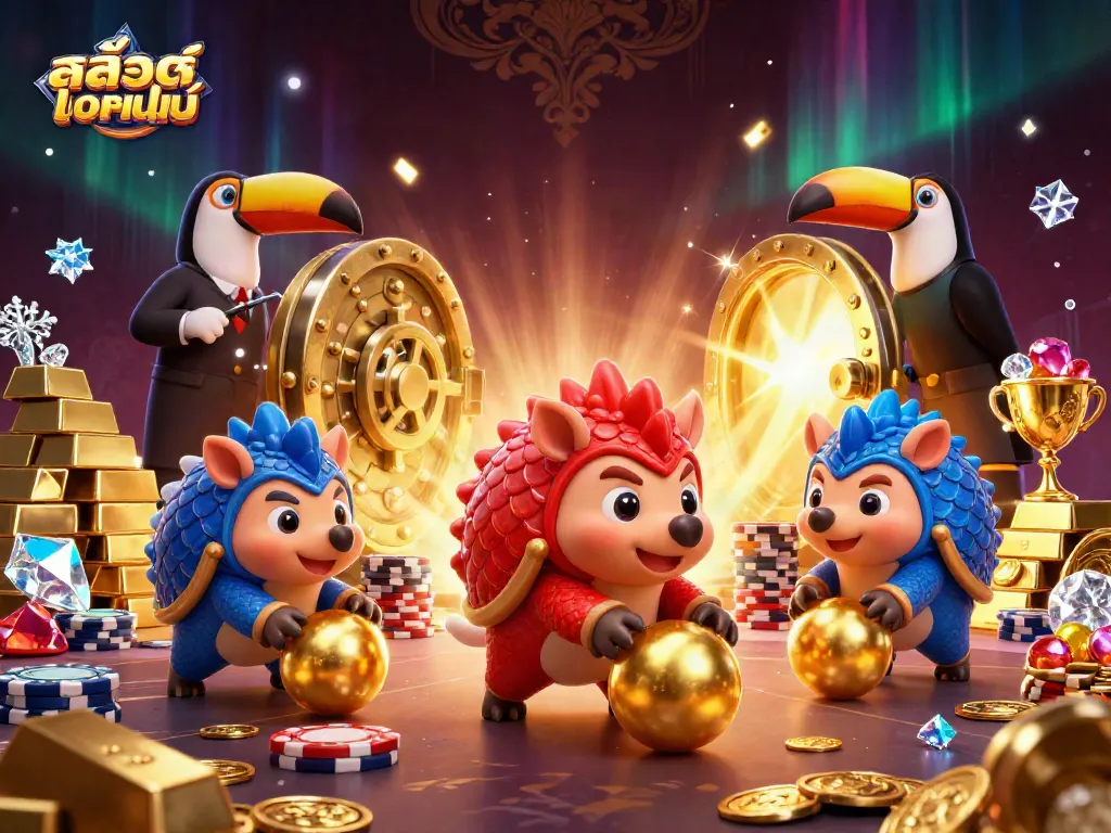 ความสนุกของสล็อตออนไลน์ในภาพการ์ตูน 3 มิติ พร้อมเพื่อนตัวการ์ตูนทั้งสองและเงินรางวัลสุดมหาศาล