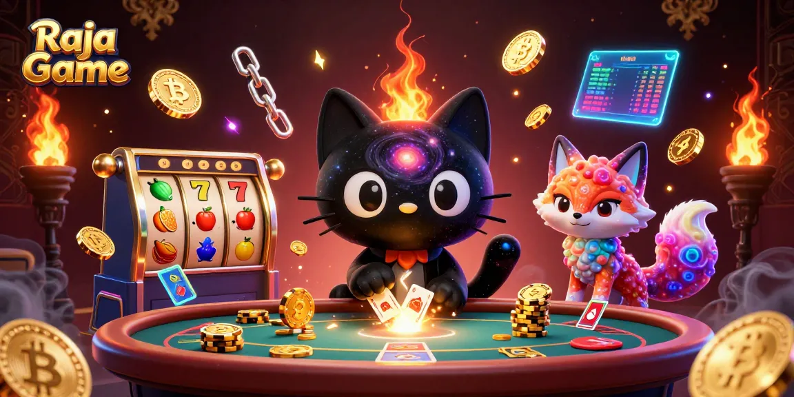 Engage in thrilling gameplay at Raja Game with colorful characters and exciting slot elements.