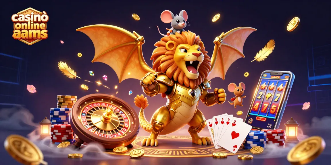 Giocare nei casinò online non AAMS e scoprire il divertimento con l'emozione di vincere in un'illustrazione vivace.